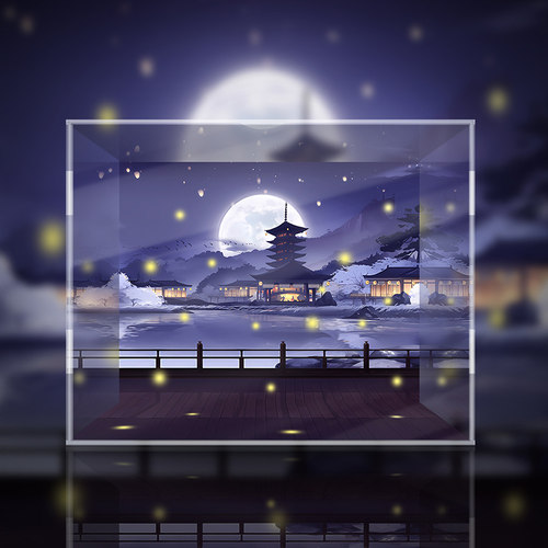 Dimoo犬夜叉潮玩展示盒