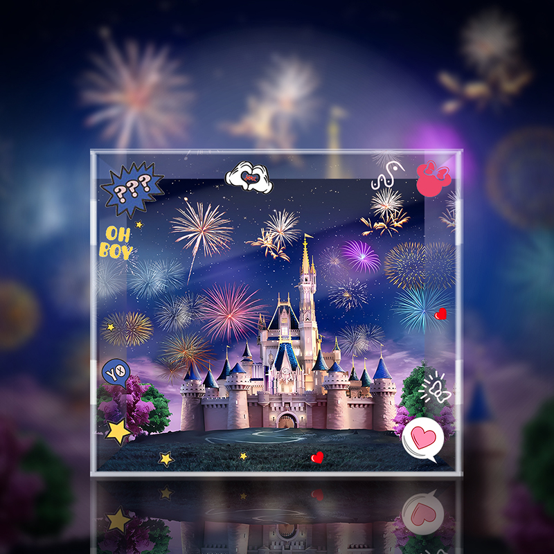 MEGA珍藏米奇米妮400%潮玩展示盒