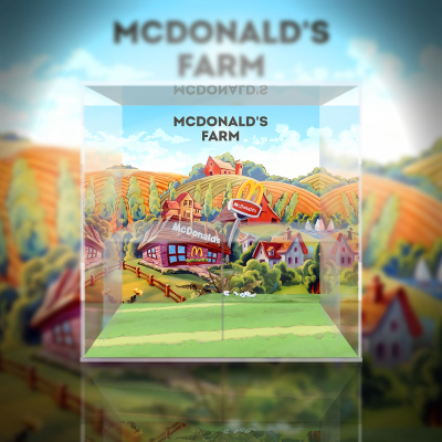 找寻独角兽 FARMERBOB 麦麦农场系列 麦当劳联名 潮玩 盲盒展示盒