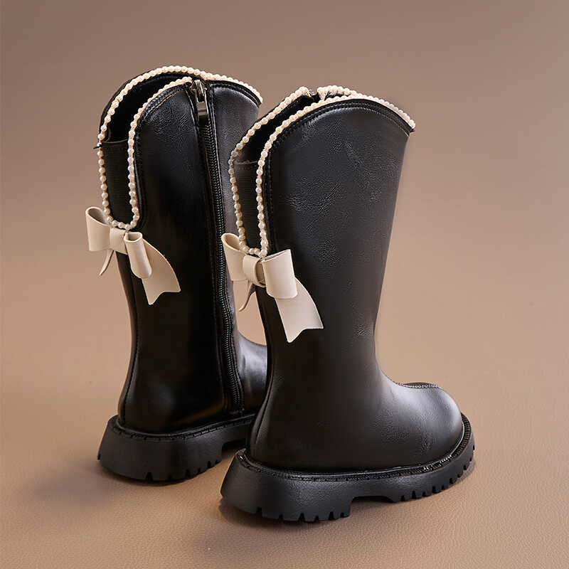 长筒靴加绒2025冬季新款儿童公主