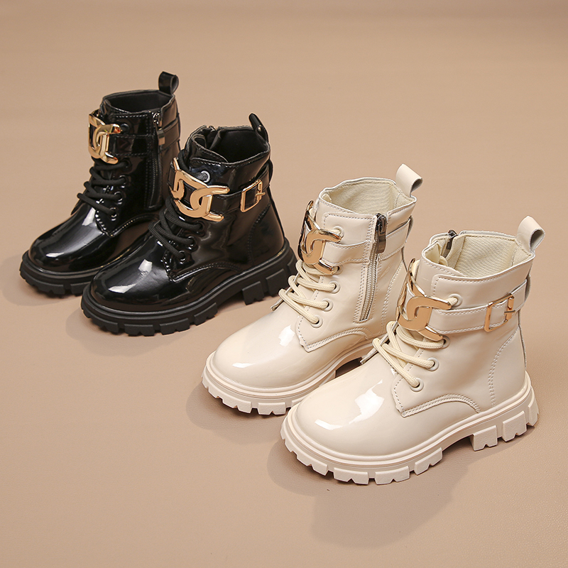 韩版时尚女童公主短靴