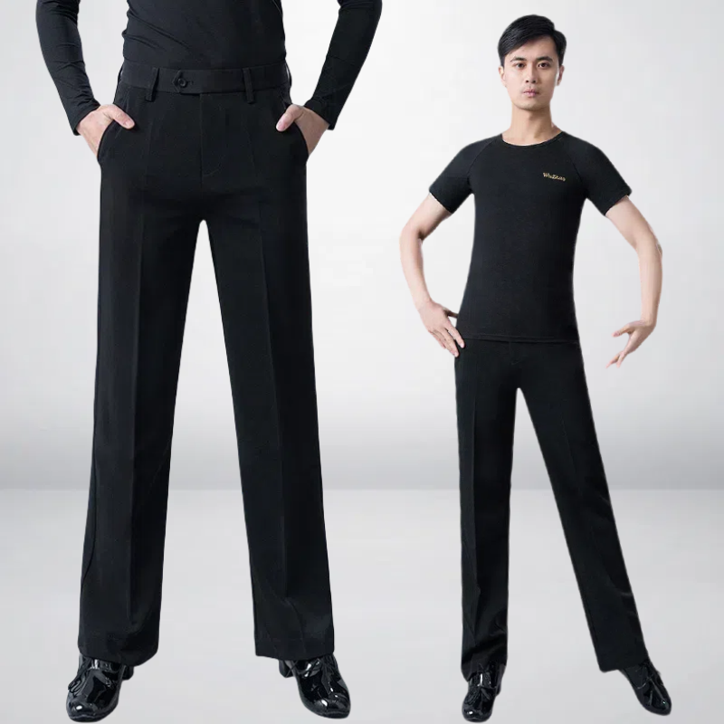 新款男士拉丁舞裤长裤