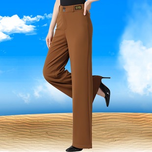 广场舞跳舞高腰阔腿长裤 摩登舞裤 拉丁舞裤 国标舞交谊舞裤 子女新款