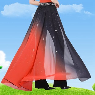 烫钻腰纱女模特走秀腰裙腰封飘纱导师形体礼仪腰带舞蹈表演出腰巾