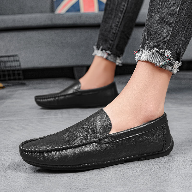 豆豆鞋男夏季一脚蹬懒人鞋驾车鞋