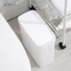 日本垃圾桶家用厕所卫生间夹缝带盖窄客厅轻奢现代简约高颜值纸篓