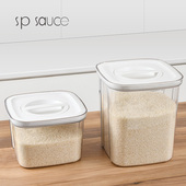 日本SP SAUCE米桶家用防虫防潮密封装 食品级大容量厨房面粉储存罐