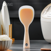 硅胶饭勺不粘米饭铲子盛饭勺子可立式 打饭电饭煲锅食品级站立家用