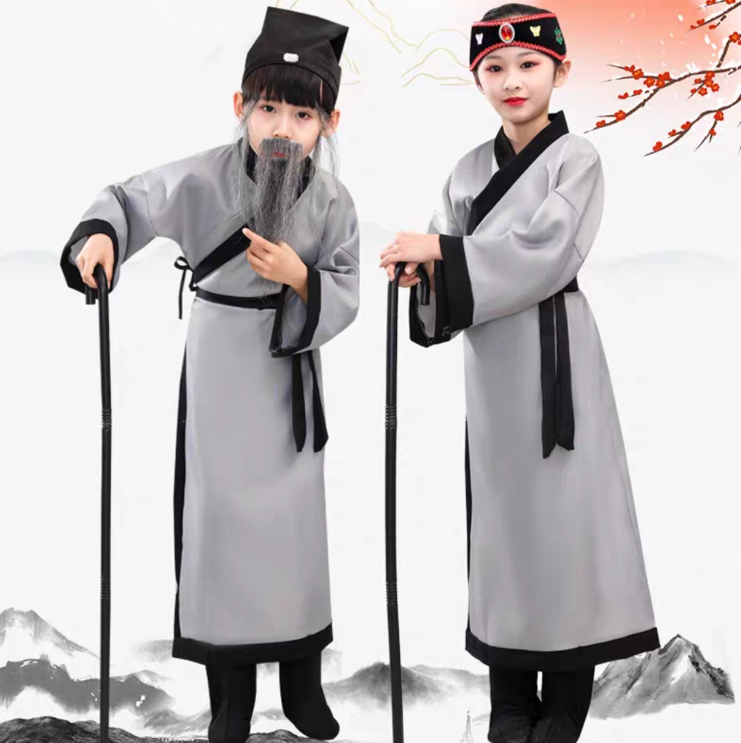 儿童西游记老太太演出服舞台老爷爷服装老头三打白骨精老太婆孟婆