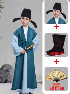 儿童古装李清照苏轼扮演服诗歌朗诵苏轼李清照诗人国学服演出汉服