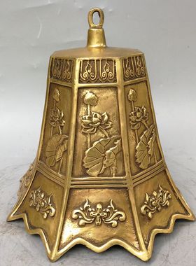 纯铜清脆寺庙风铃挂件工艺品