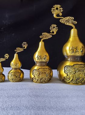 纯铜葫芦铜器工艺品摆件