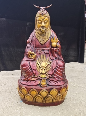 无声神像鸿钧老祖供奉厘米摆件