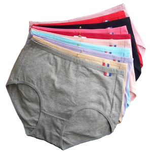 包邮5条装内裤女中腰纯棉大红黑色本命年莫代尔全棉质透气三家裤