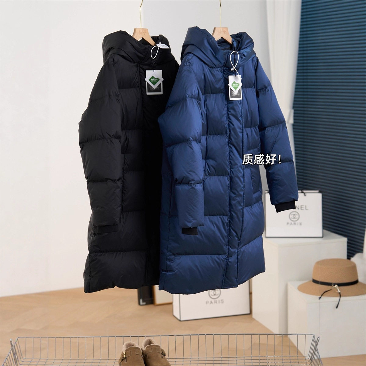 毒家重磅90白鹅绒服 三防保暖中长款鹅绒羽绒服女25冬新款