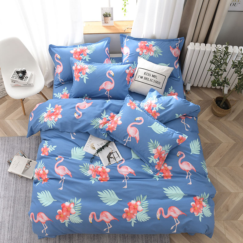 北欧风格全棉单人学生夏季被套