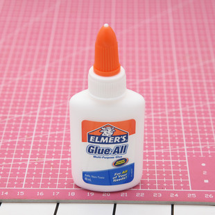 elmers艾默思美国进口超轻粘土多功能白胶水学生牛头胶液体白胶