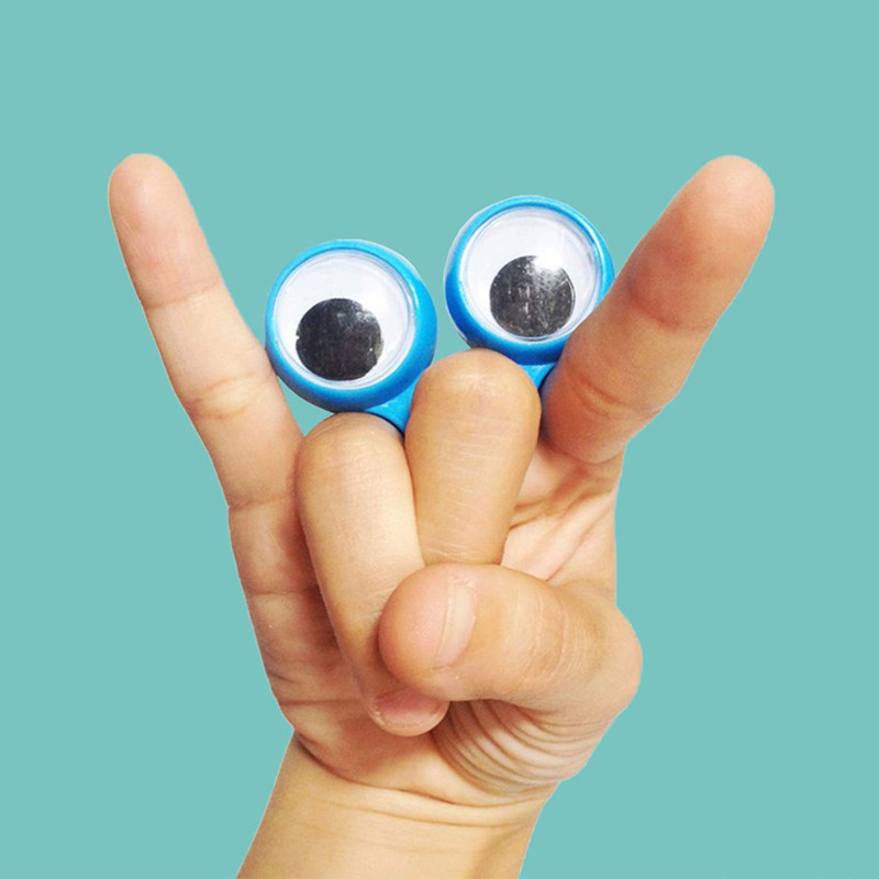 创意整蛊手指眼睛指尖大眼珠新奇好玩减压搞笑白领儿童玩具礼物