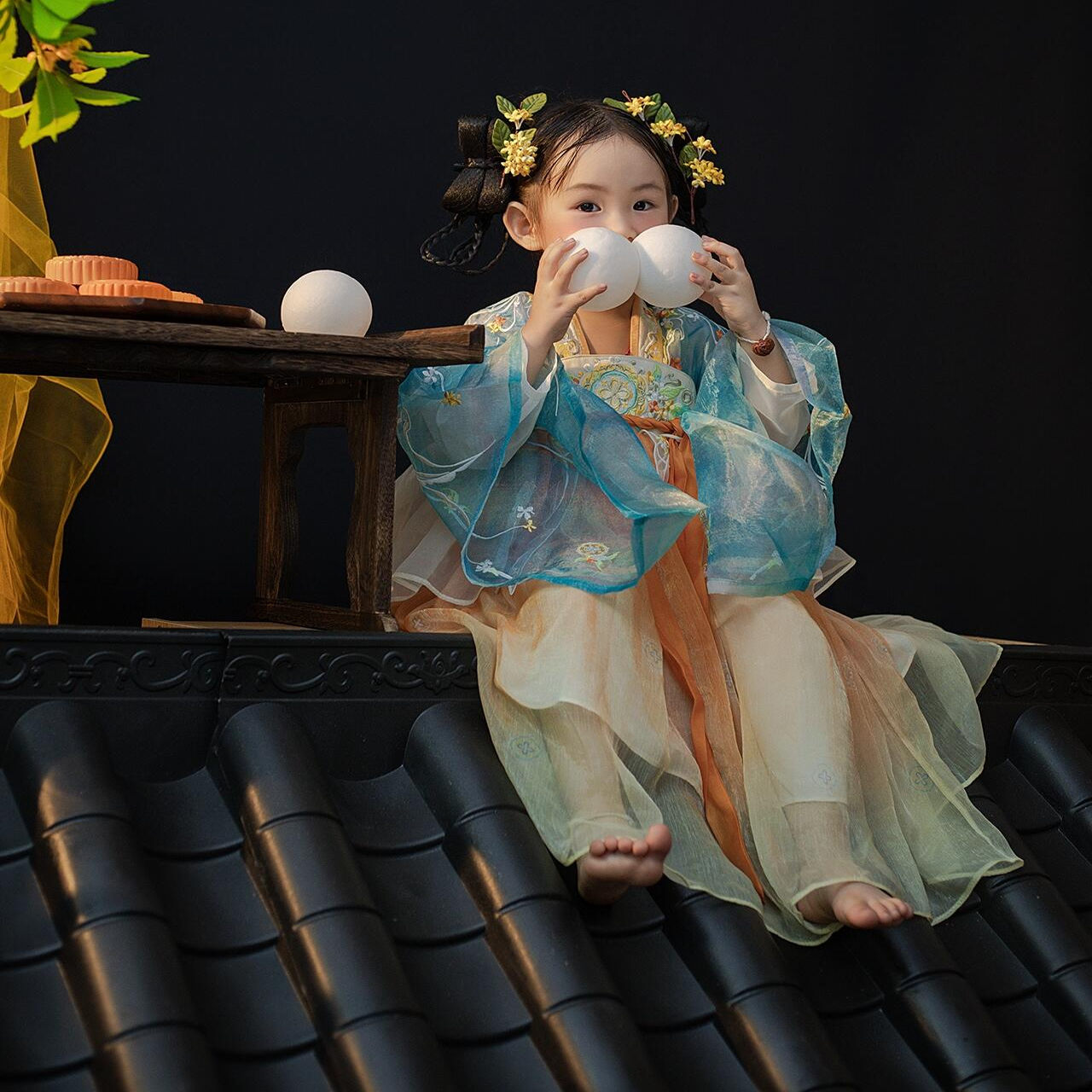 一袭汉服惊艳时光古韵自来