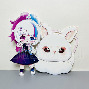 音爆耀星兔子车全身可动纸片人DIY手工材料生日礼物正品