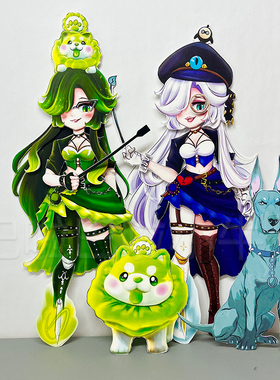 菜狗魔警艾琳困兽雷蒙德疯象哑女小丑全身可动纸片人DIY手工材料