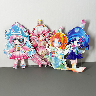 双面全身可动纸片人鱼歌姬赛然船魔苏心鲨莉娃鲤鱼姬小锦