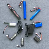 Pin lithium 11.1V Bộ đồ chơi súng nước pin lõi của Bosch đặc biệt phụ kiện Jinming 8 thế hệ sạc 1200MA - Súng đồ chơi trẻ em đồ chơi cho bé trai 1 tuổi