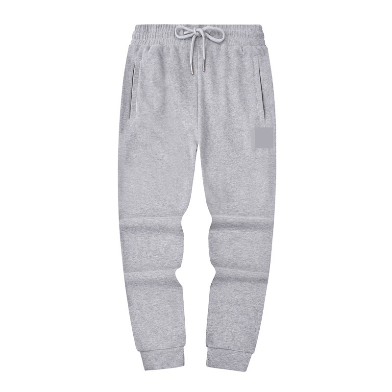 男士春秋针织松紧系带卫裤