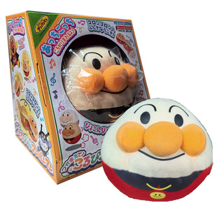 日本面包超人音乐滚滚毛绒球跳跳球宝宝儿童电动不倒翁蹦蹦蹦玩具