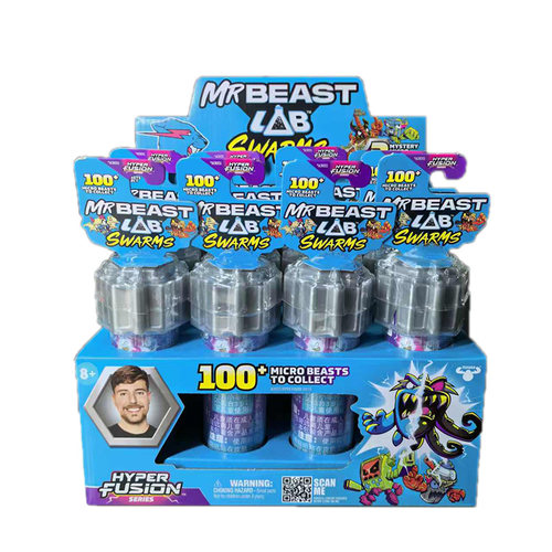 野兽先生实验室MRBEAST LAB-S3试管变异怪3只装惊喜盲盒迷你怪物