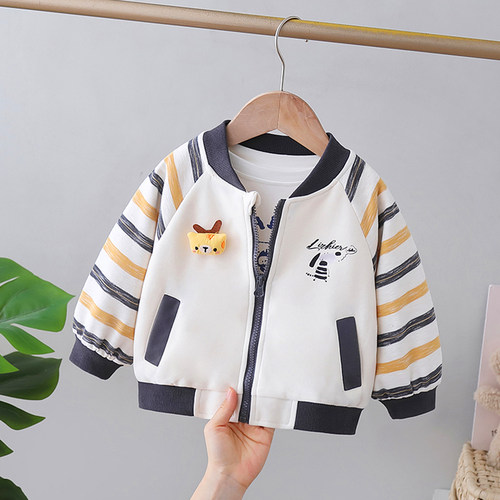 男童棒球服外套春秋新款