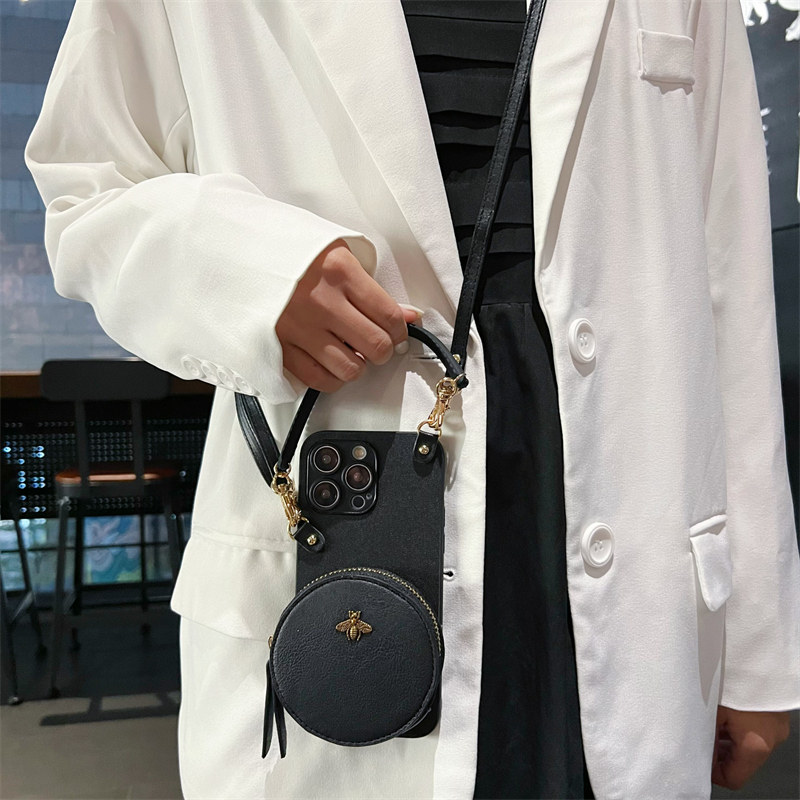 适用一加acepro手机壳nordce2圆形卡包ace竞速版斜挎nord2挂绳ace2v零