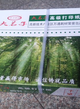 三层带孔打印纸电脑连针式机打印纸彩色撕边241/120三联1/2/3等份
