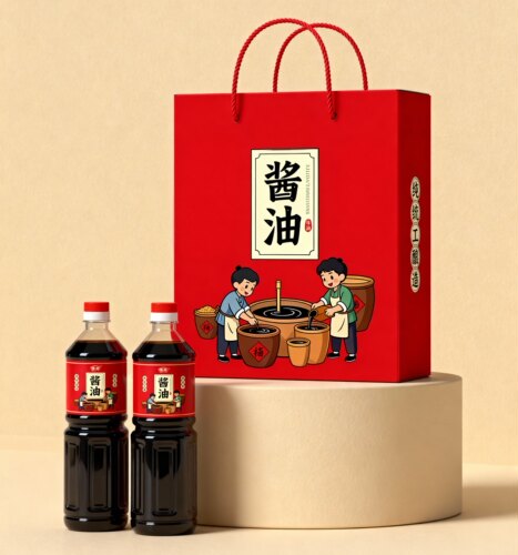 酱油包装盒生抽老抽礼品盒