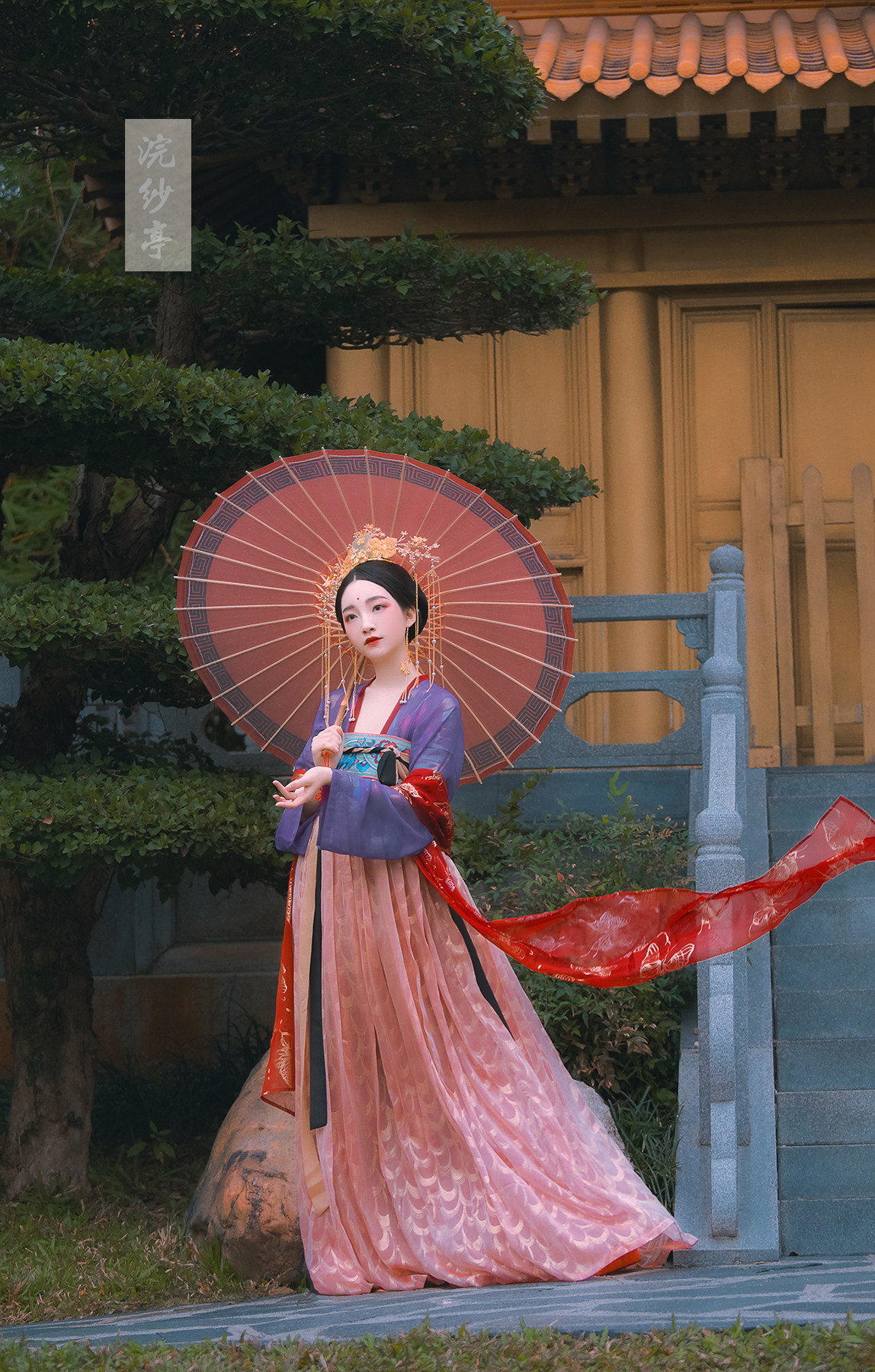 浣纱亭汉服|原创传统汉服 唐制对襟上襦 齐胸襦裙 ——芳草