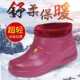 加绒男女雪地靴保暖雨靴防水防滑冷库洗车一次成型水靴耐磨结实