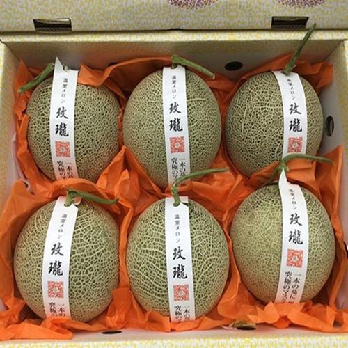现货玫珑蜜瓜礼盒6只装多汁软糯香甜口蜜网纹瓜哈蜜瓜新鲜水果瓜