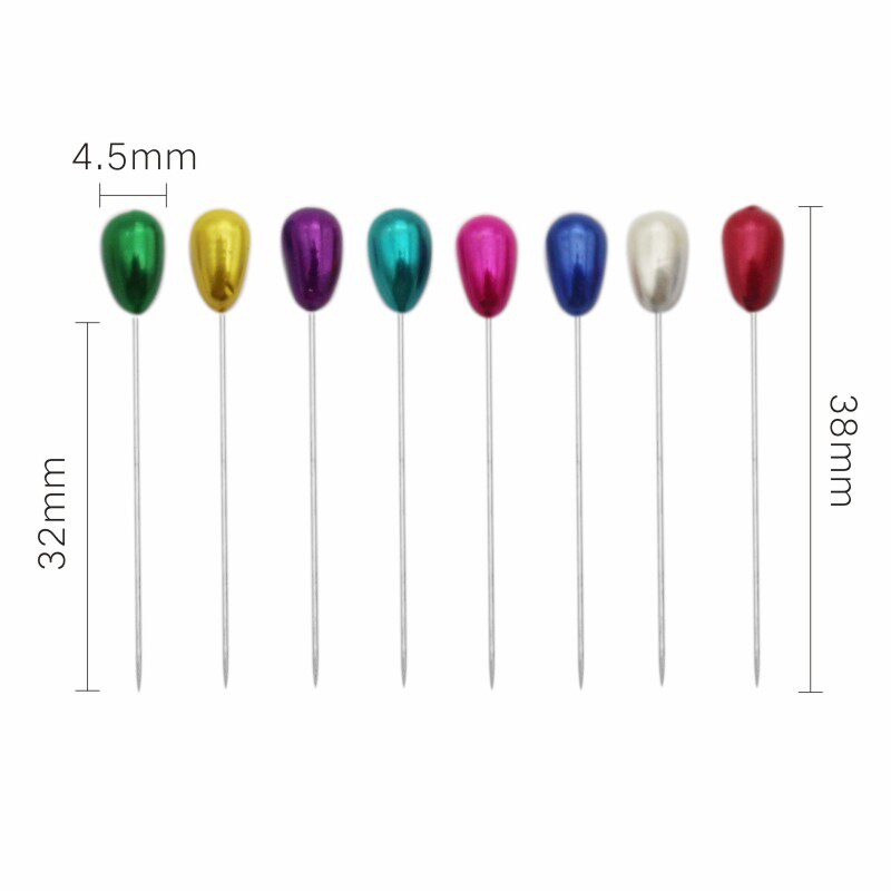 의류 진주 바늘 480개 스탠드 바늘 고정 바늘 진주 핀 배 모양 구슬 바늘 DIY 액세서리