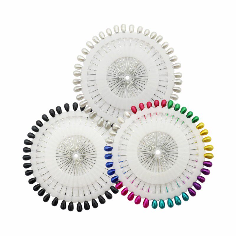 의류 진주 바늘 480개 스탠드 바늘 고정 바늘 진주 핀 배 모양 구슬 바늘 DIY 액세서리