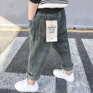 儿童灯芯绒棉裤