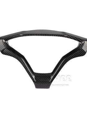 适用雅马哈NVX155改装水转印仪表壳塑料车壳碳纤维纹外壳AEROX155