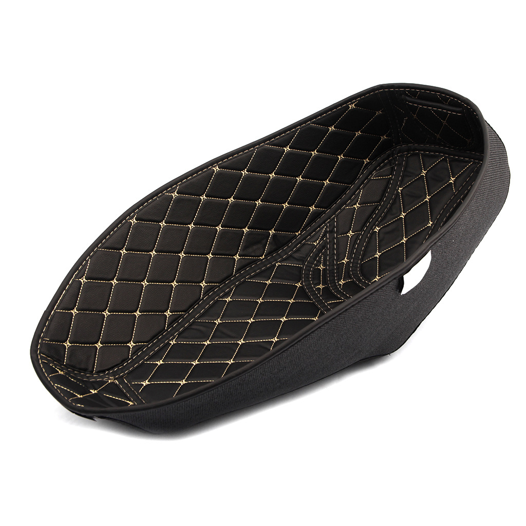 适用本田PCX160摩托车改装防水静音舒适PU皮坐桶垫座桶内衬坐桶套