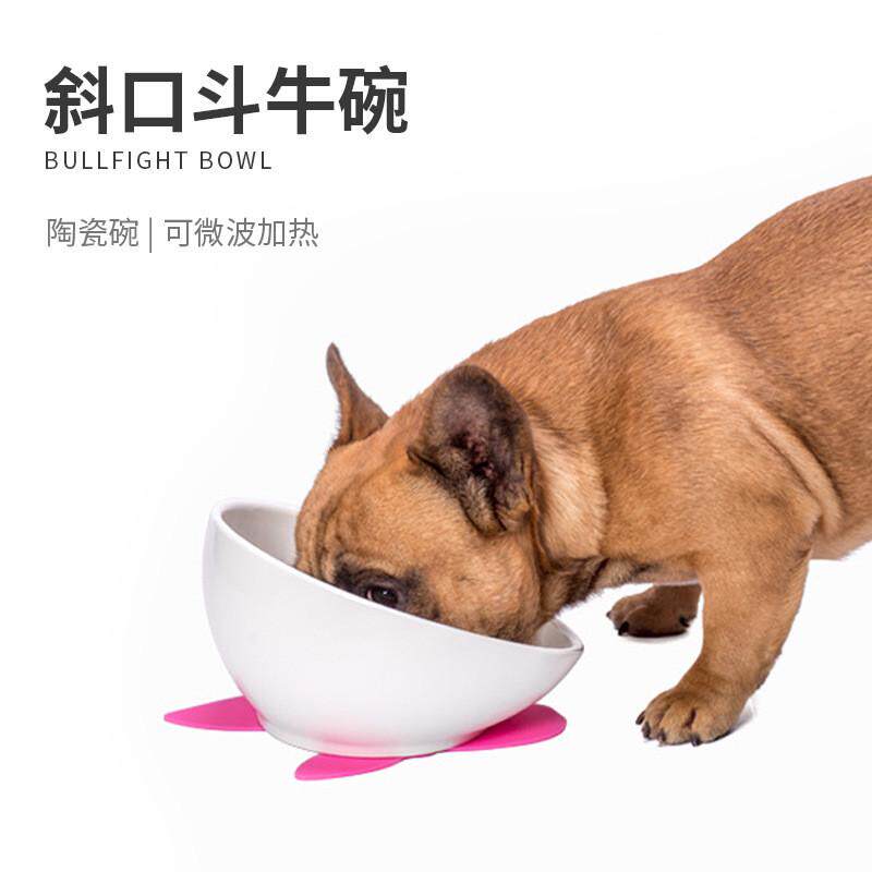 加大号陶瓷狗碗哈士奇大型犬金毛萨摩泰迪食盆狗盆宠物碗用品