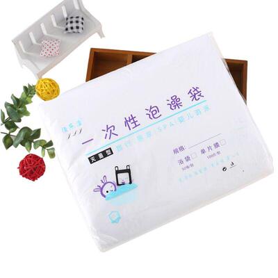 加厚一次性泡澡袋子洗澡沐浴成人袋洗澡盆圆形木桶袋子婴儿游泳池