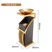 售楼部宾馆别墅不锈钢灭桶桶电梯口走廊过道s型无指纹垃圾单双烟