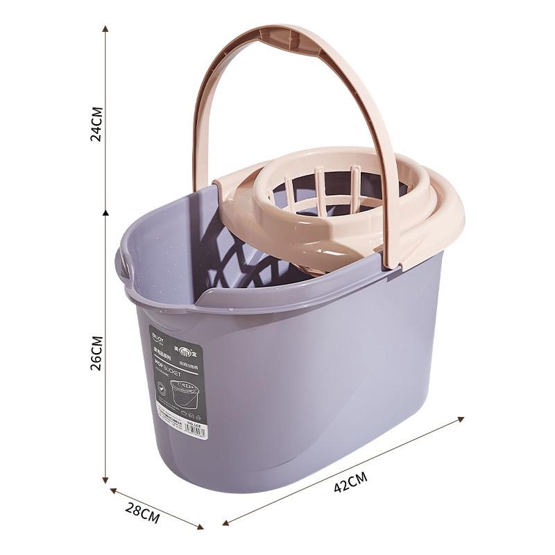 ip9d拖把桶沥水桶地拖桶单桶挤老式家用拖布桶水桶手压加厚塑料墩