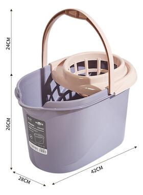 ip9d拖把桶沥水桶地拖桶单桶挤老式家用拖布桶水桶手压加厚塑料墩