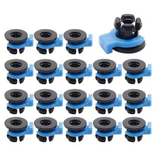 3D打印机配件鲍登管蓝白卡爪卡扣固定4MM管子气动接头塑料快插