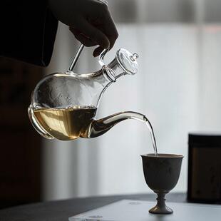 草木祠耐热高硼硅玻璃执壶水注泡茶壶酒壶醒酒器电陶炉明火花茶壶