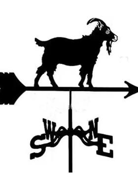 风向标欧式户外院子公园天台屋顶风向标指示牌摆件工艺品铁艺